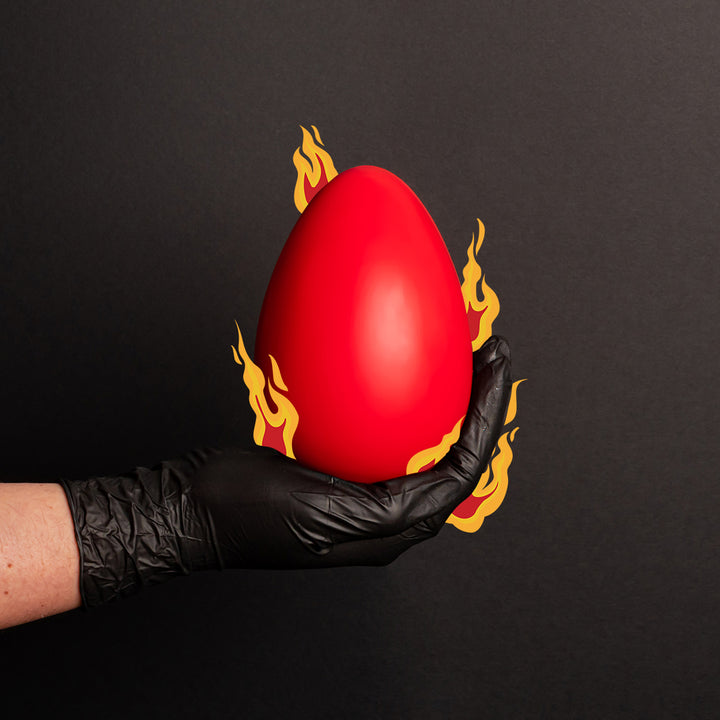 American Uncle The Hot Egg Challenge, huevo de chocolate picante al Carolina Reaper de 150g 