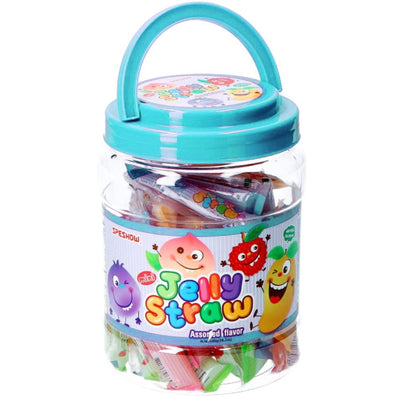 Mini Jelly Straws Assorted 800g