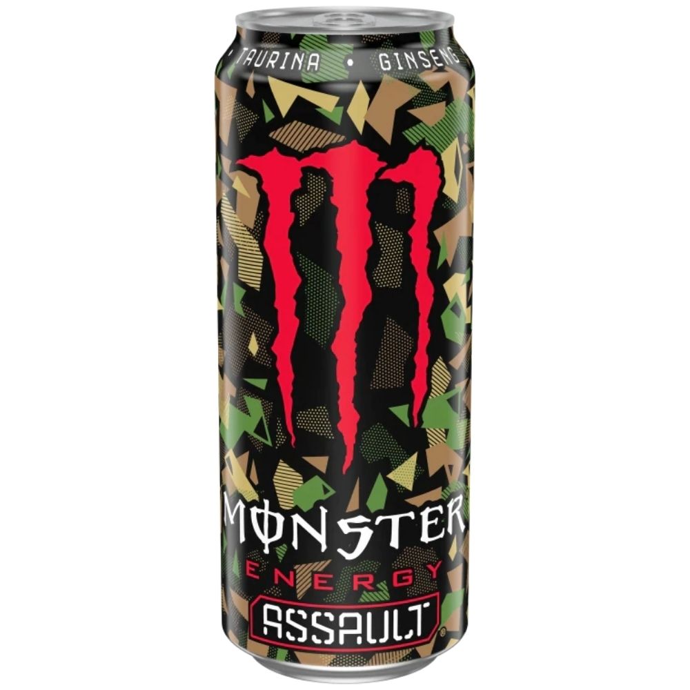 Monster Assault, bebida de ginseng de 500ml | DAÑADA 
