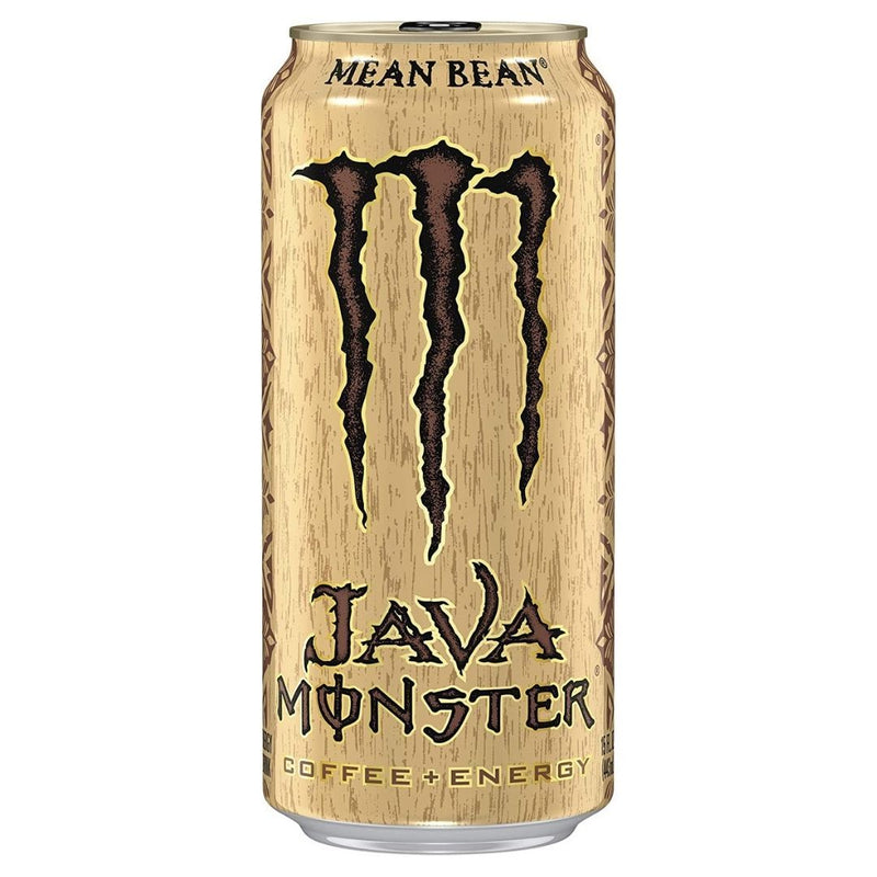 Producto no coleccionable, dañado) Monster Java Mean Bean, bebida energética de café y crema de 443ml.