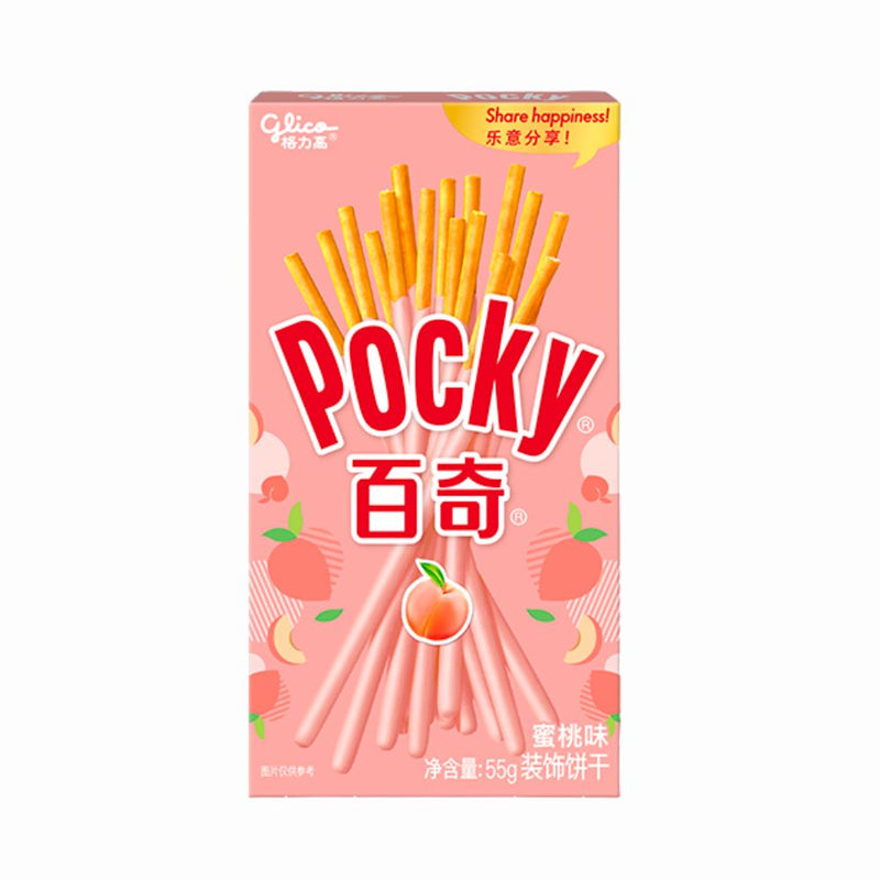 Confezione di cracker Pocky Peach alla pesca da 55g