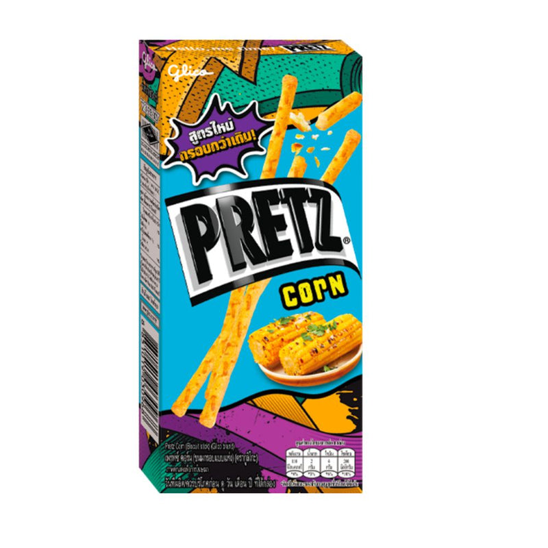 Confezione da 24g di pretzel al mais Pretz Corn