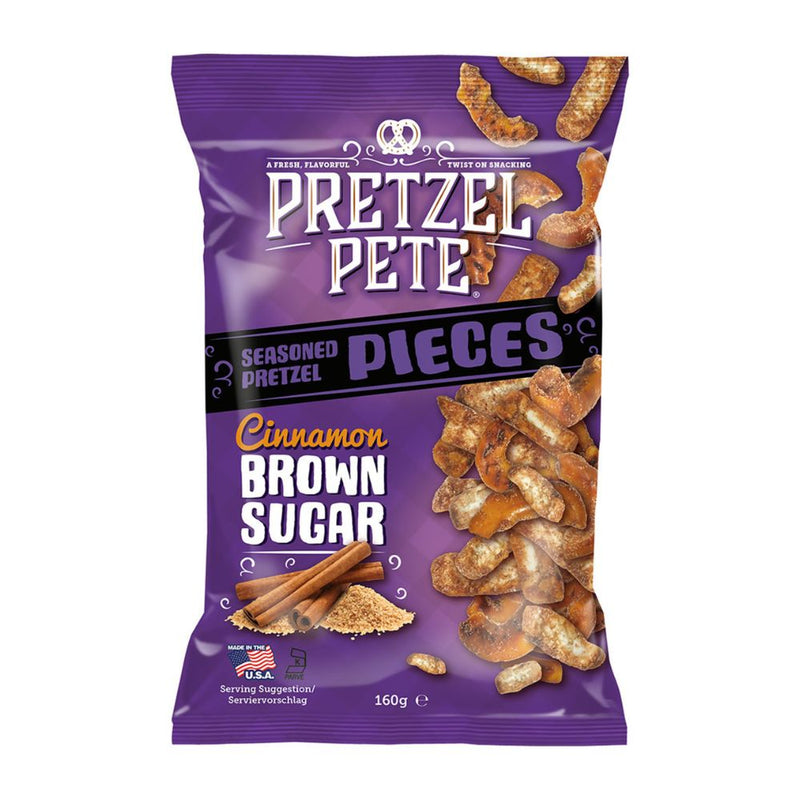 Pretzel Pete Cinnamon Brown Sugar Pieces 160g