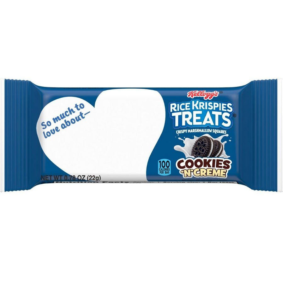 Rice Krispies Treats Cookies'n' Creme, riso soffiato con pezzetti di biscotti da 28g