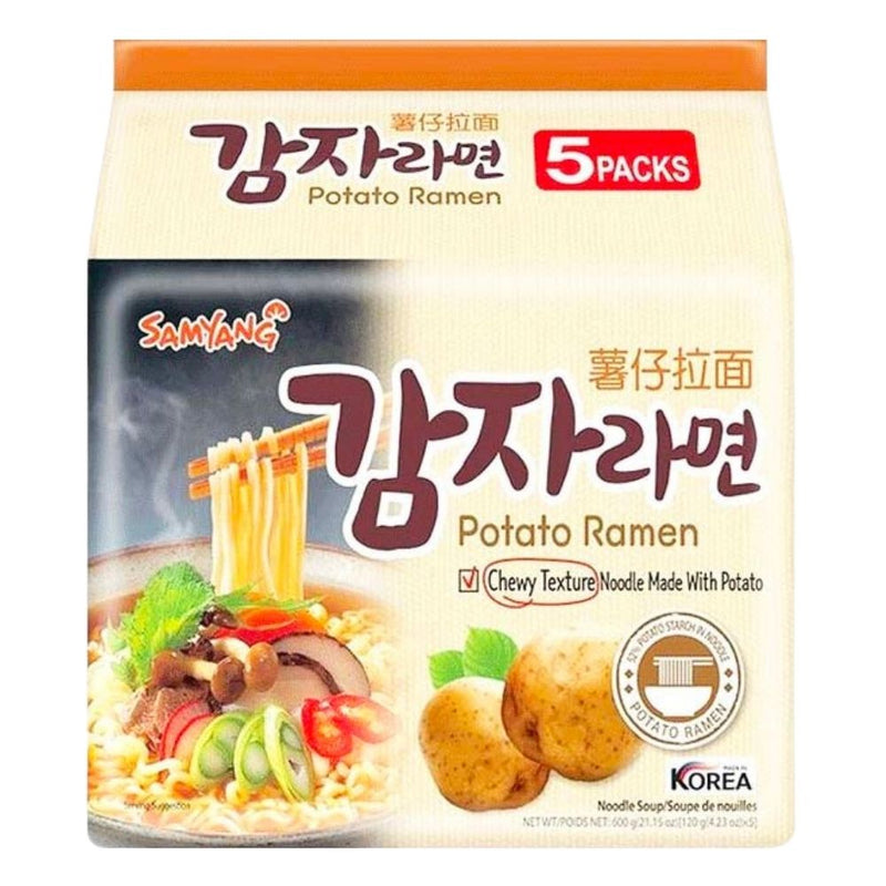 Samyang Potato Ramen, 5 porciones de noodles de patatas de 120g