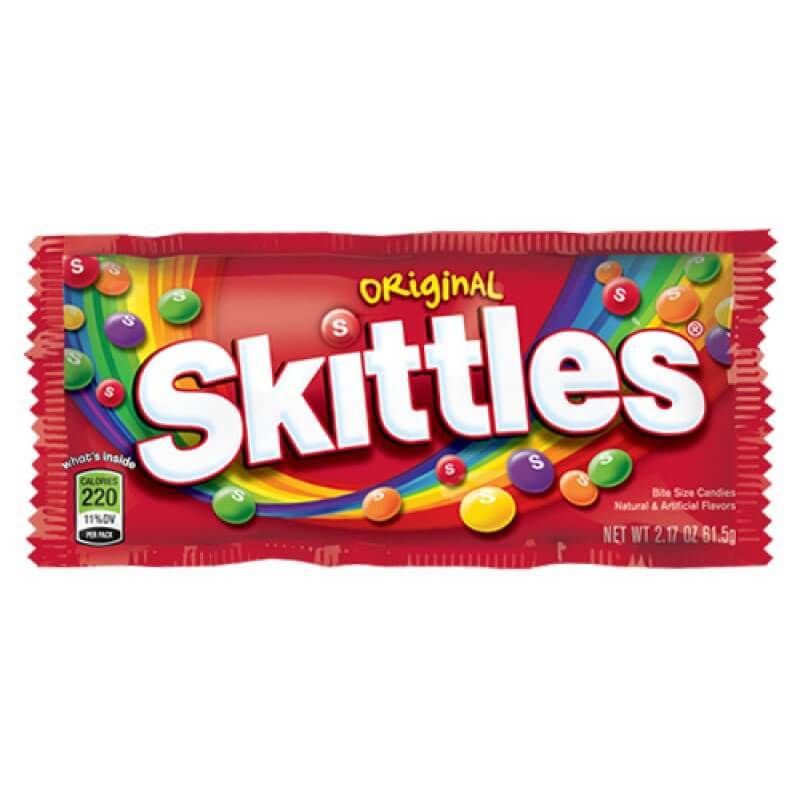 Skittles Original, confetti alla frutta da 61.5g (1954199142497)