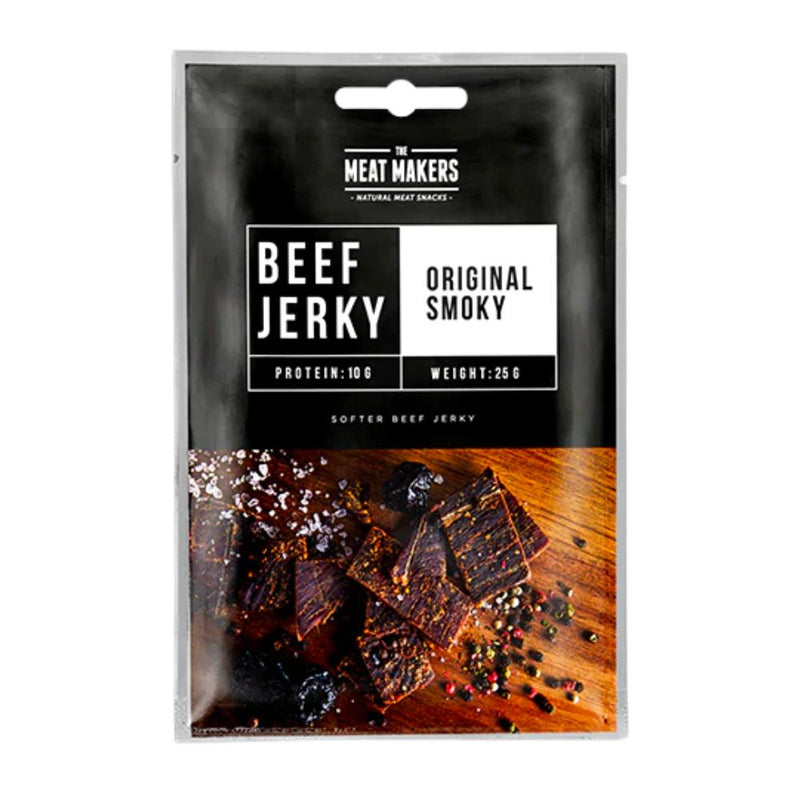 Confezione di carne secca The Meat Makers Beef Jerky Original Smoky da 25g