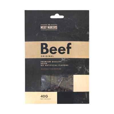 Confezione da 40g di carne secca The Meat Makers Beef Original