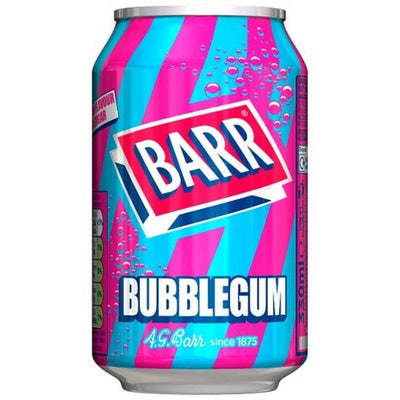 Barr Bubblegum, bevanda alla frutta da 330ml (4722087559265)