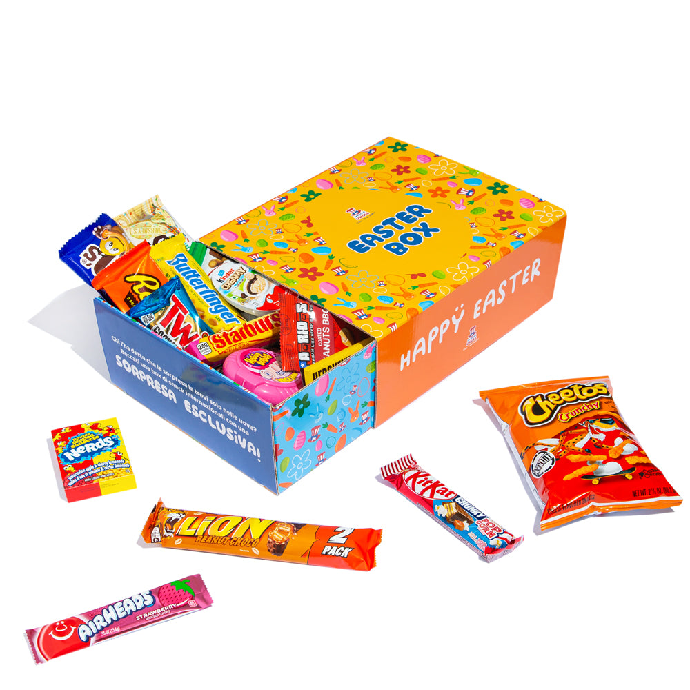 Easter box, caja de 15 productos dulces y salados 