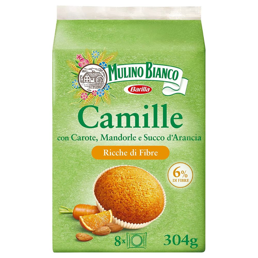 Camille Mulino Bianco, merendinas con zanahorias de 304g 
