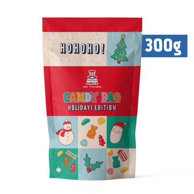 Candy mix Holidays Edition, bolsa de caramelos gomosos de 300g