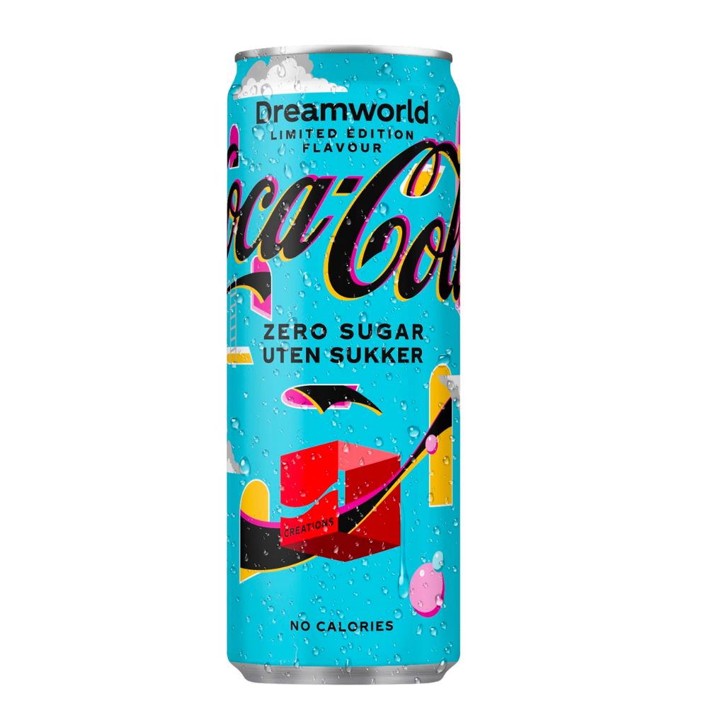 Coca Cola Zero Dreamworld - bebida con sabor a cola de 250ml