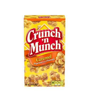 Confezione di popcorn Crunch n Munch caramellati al gusto di arachidi da 99g