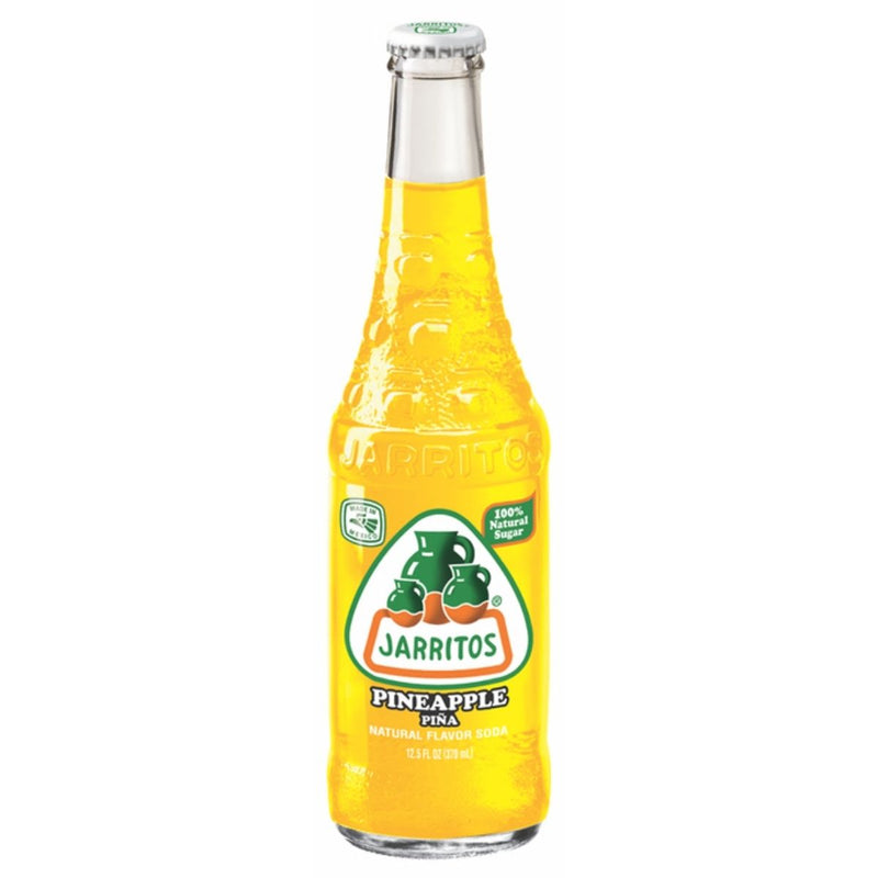 Bever Jarritos Pineapple, bebida de piña de 370ml