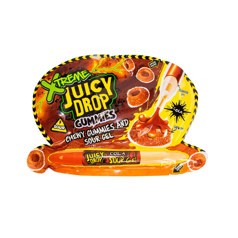 Xtreme Juicy Drop Gummies and Sour Gel Cola