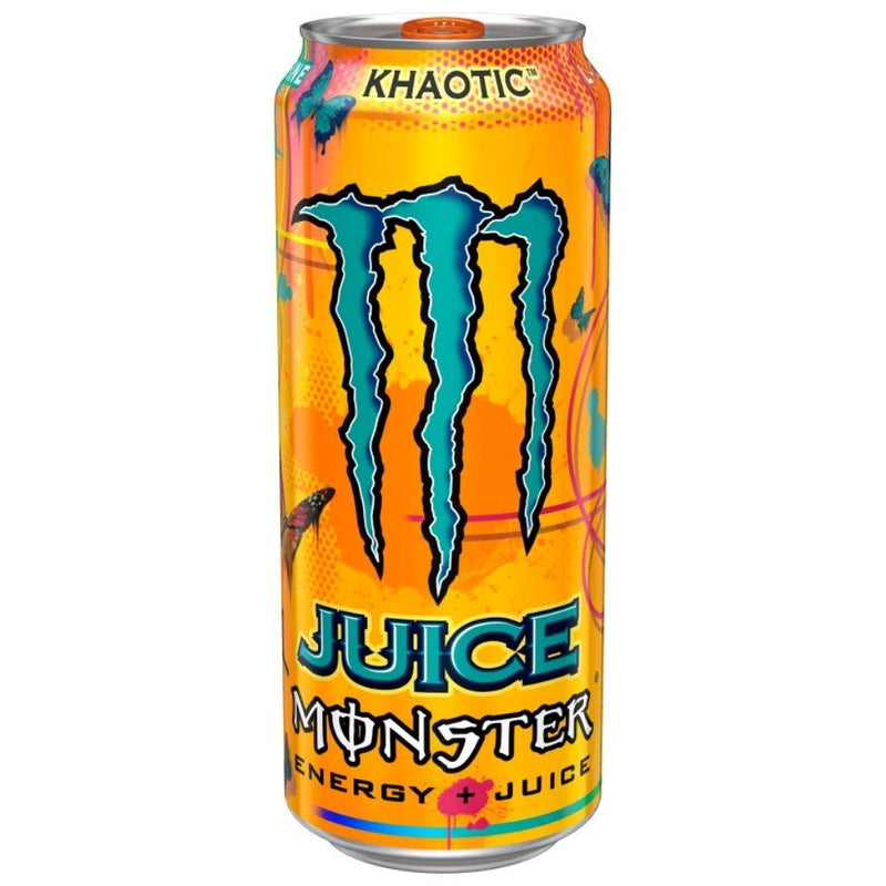 Monster Khaotic, bebida energética de naranja de 473ml | DAÑADA
