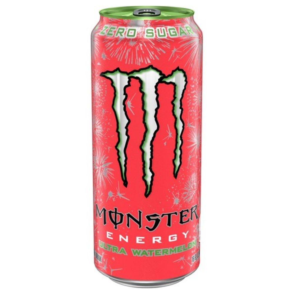 Monster Ultra Watermelon, energy drink de sandía de 473ml | DAÑADA 