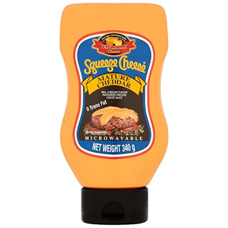 Squeeze Cheese, condimento spalmabile al formaggio da 340g (1954215100513)