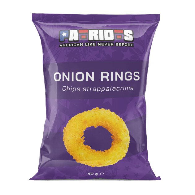 Patriots Onion Rings, patatine alla cipolla da 40g