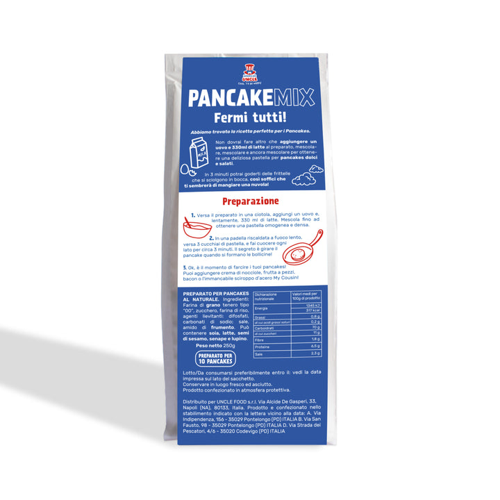 American Uncle Preparado para Panqueques, preparado para 10 panqueques de 250g 