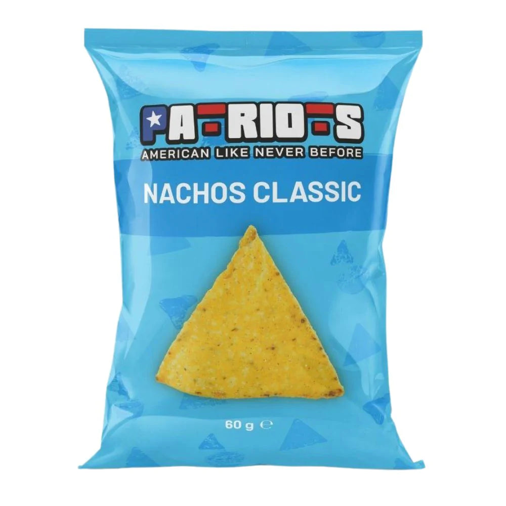 Patriots Nachos Classic de regalo, nachos clásicos de 60g 
