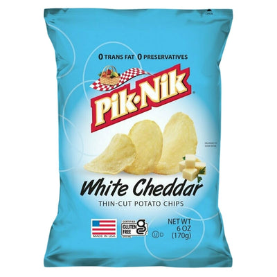 Pik Nik White Cheddar Thin Cup Potato Chips,