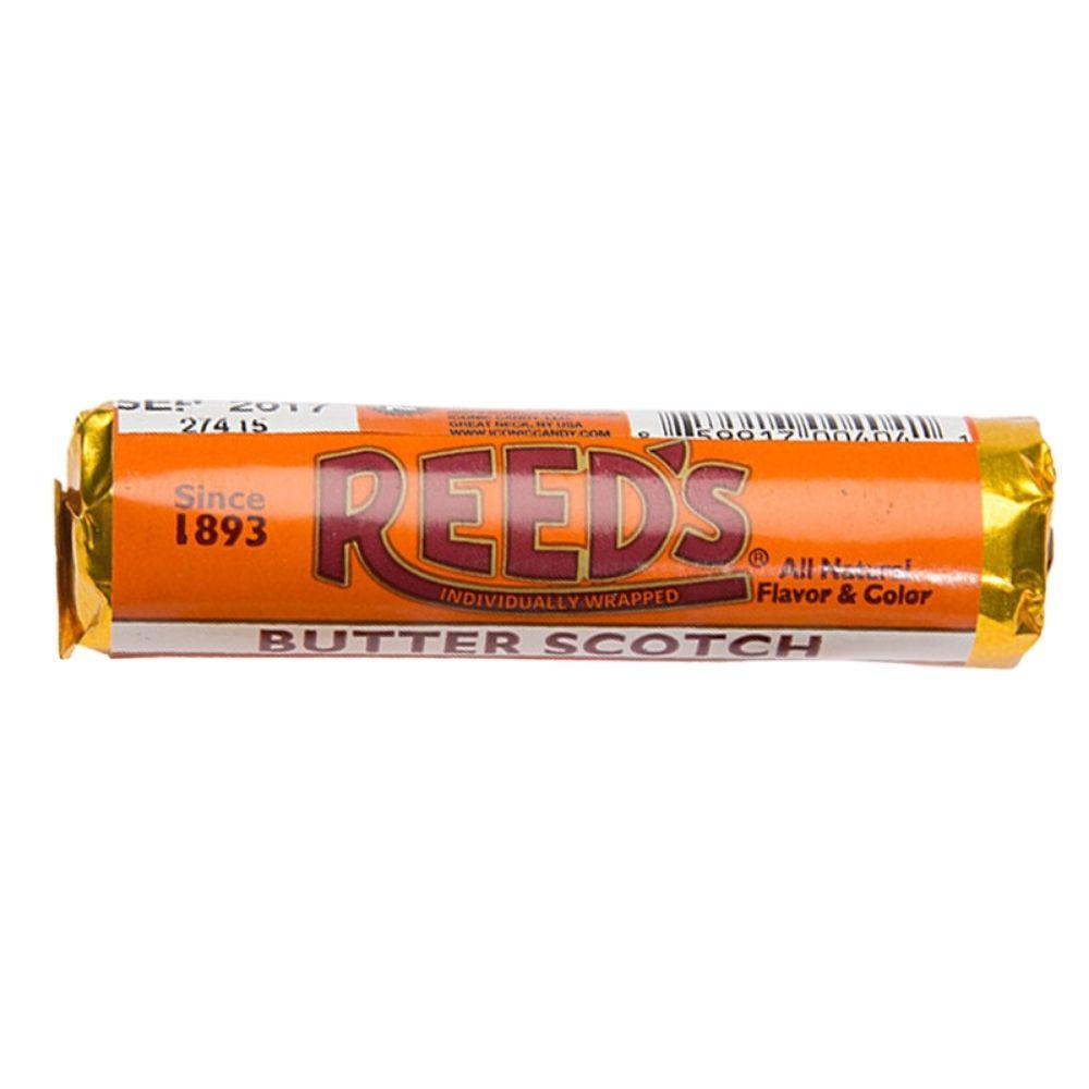 Reed's Roll Butterscotch, caramelle al gusto di tofee al burro da 29g (4720956276833)