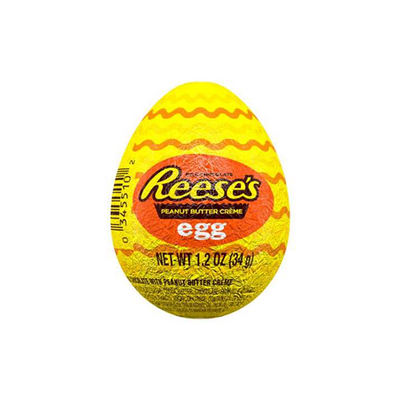 Reese's Peanut Butter Créme Egg, ovetto di cioccolato al burro di arachidi da 34g (1977192185953)