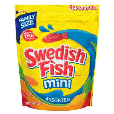 Swedish Fish Mini Red Bulk, caramelle gommose alla frutta da 2,26kg (4720968433761)