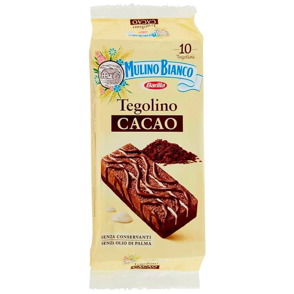 Tegolino Mulino Bianco, merendinas con crema de cacao de 350g 