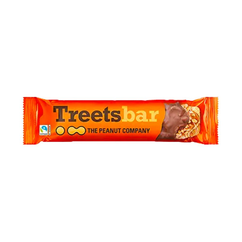 Barretta di cioccolato Treets Bar The Peanut Company da 45g