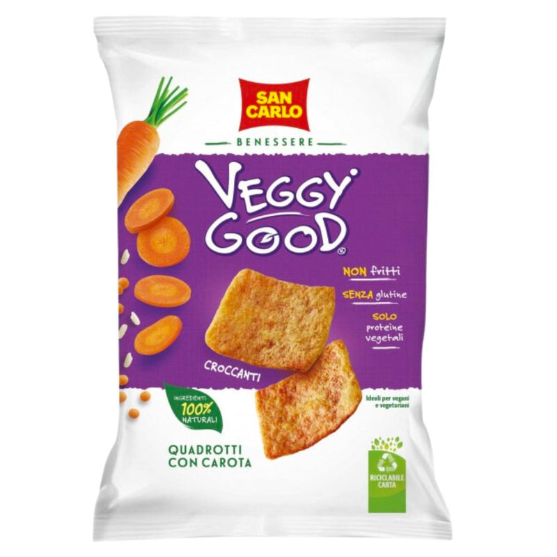 Confezione da 70g di patatine vegane San Carlo Veggy Good