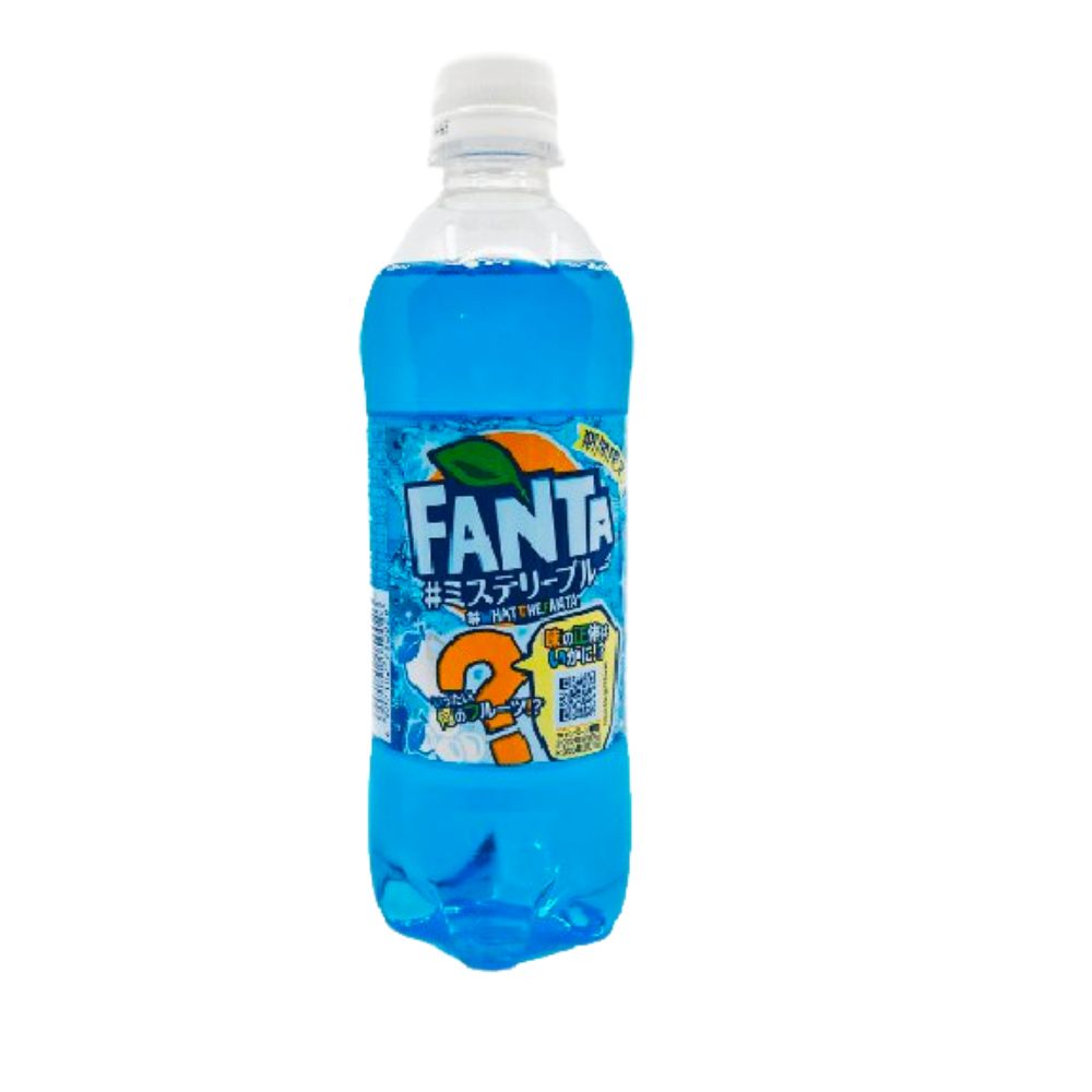 Fanta What The Fanta, bebida de sabor misterioso sin azúcar de 490ml 
